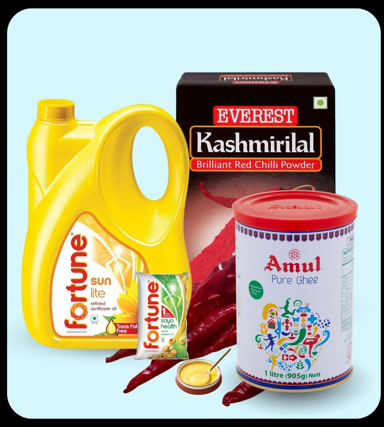 Oil, Ghee and Masala