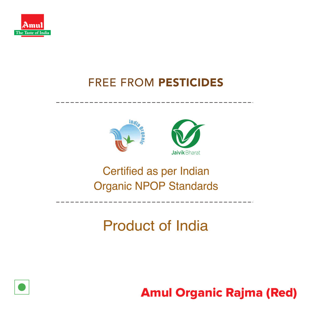 Amul Organic Rajma (500g)
