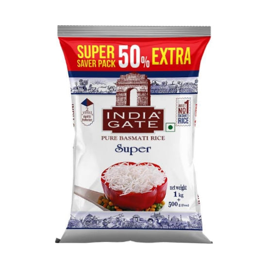 India Gate Super Basmati Rice (1kg)