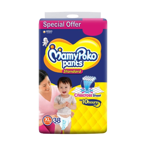 MamyPoko Pants Standard Diaper (XL,12-17 kg)