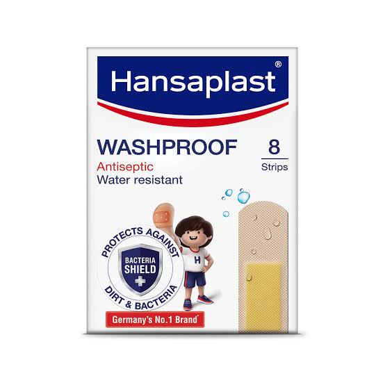 Hansaplast waterproof Adhesive Bandage (8 Pcs.)