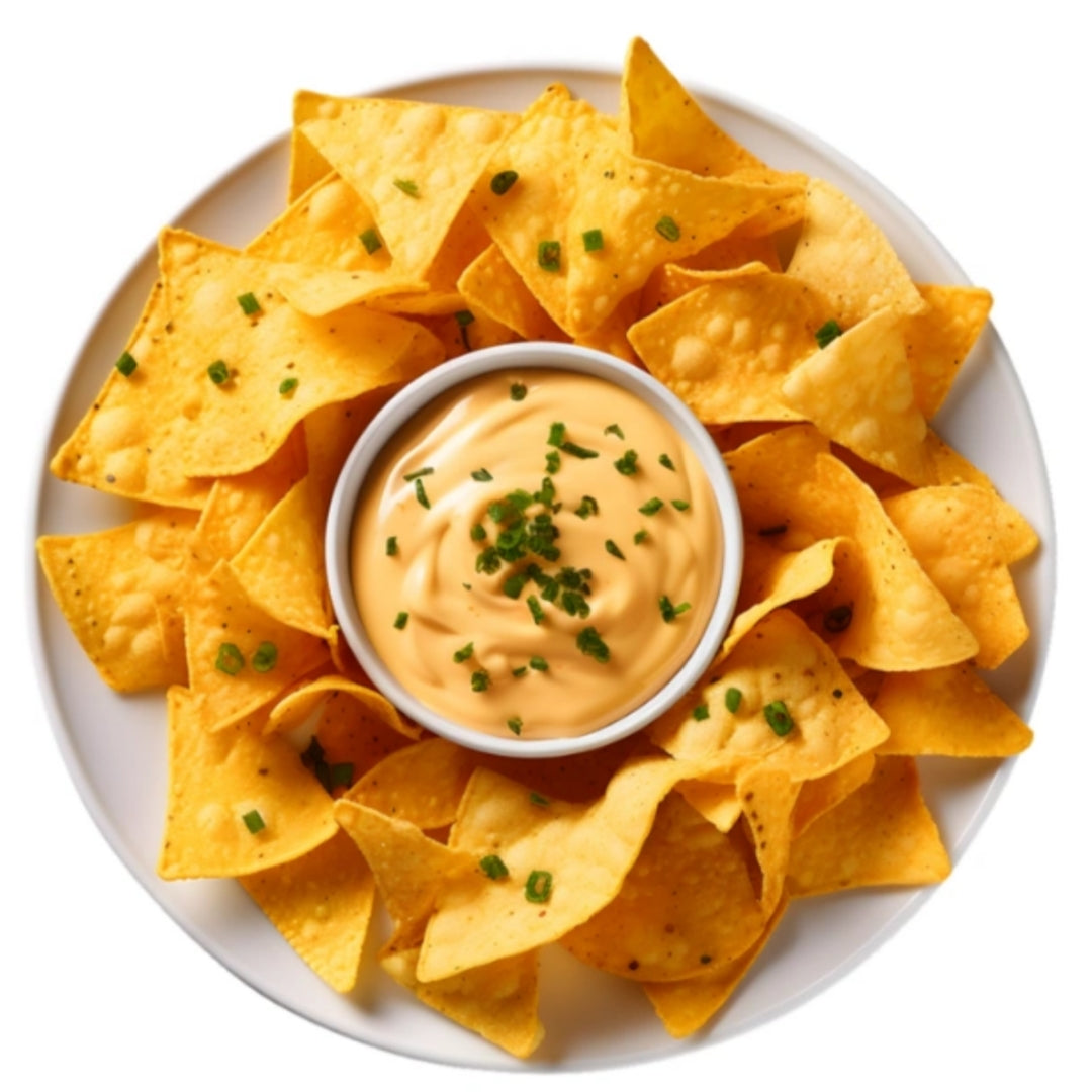 Nachos with Cheese Dip (Zorko)