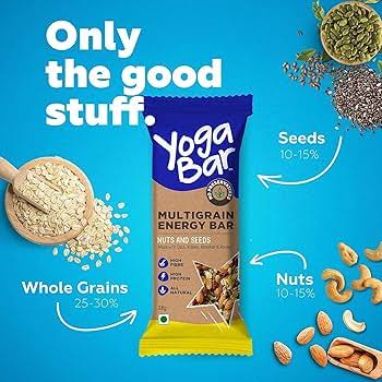 YogaBar Multigrain Energy Bar (Nuts and Seeds)