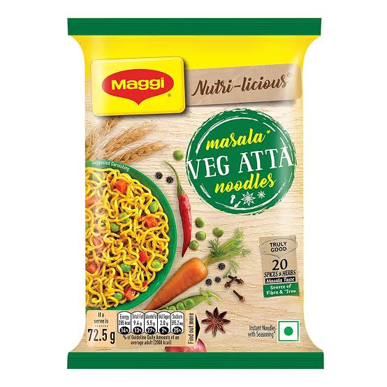 Maggi nutri-licious masala Veg Atta Noodles