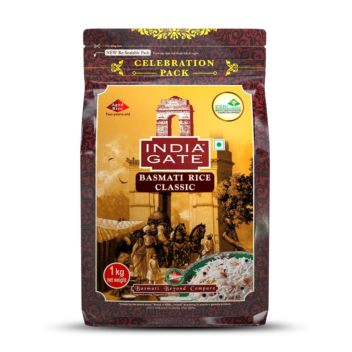 India Gate Classic Basmati Rice (1kg)