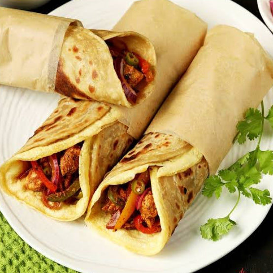 Chicken Roll (Street and straw)