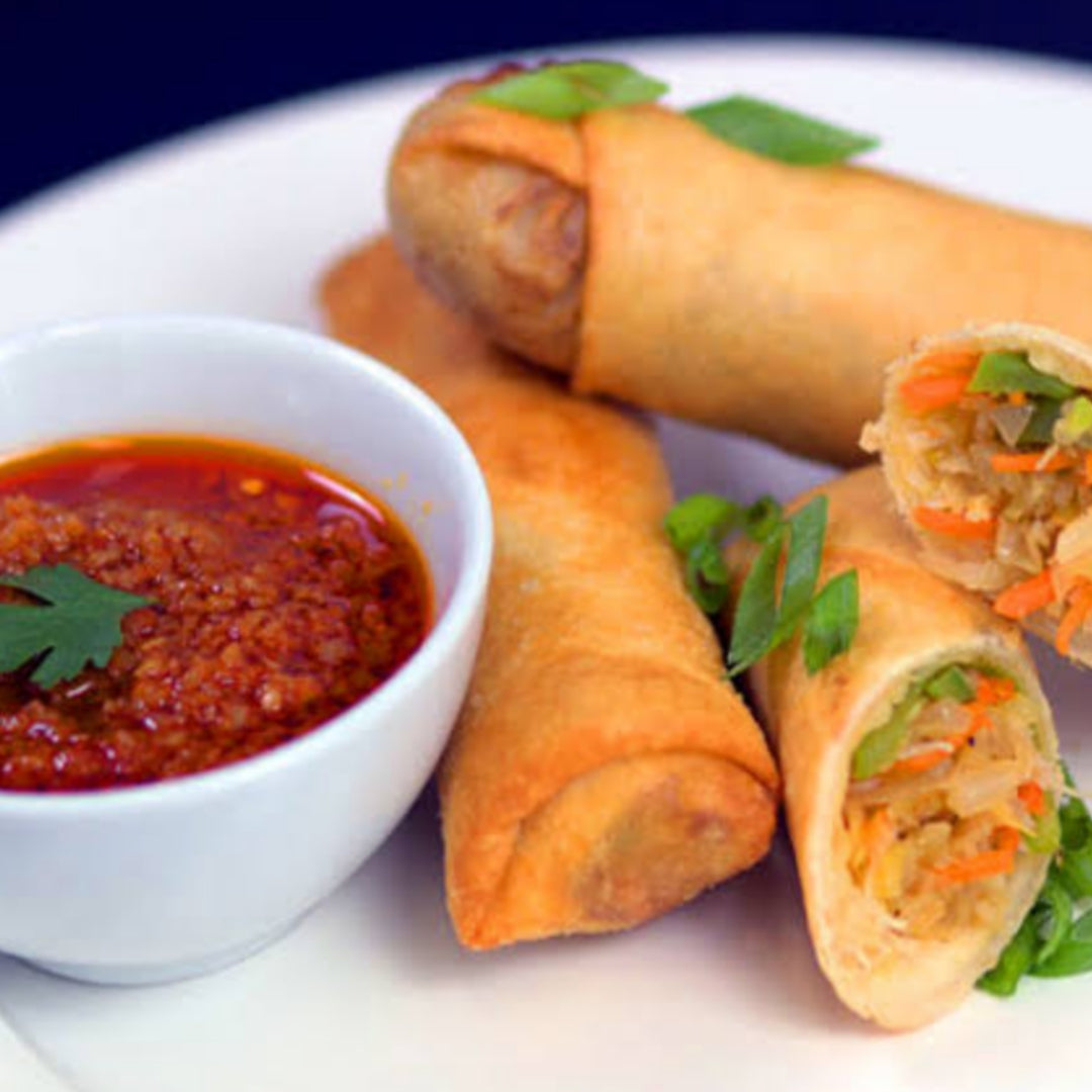 Paneer spring roll (Street and straw)