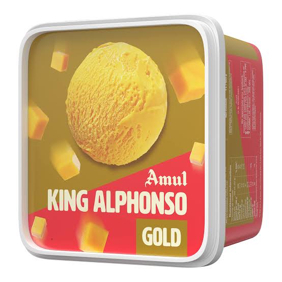 Amul King Alphonso Gold Ice cream (1 Litre)