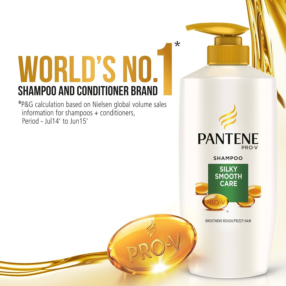 Pantene Silky Smooth Care Shampoo (650ml)