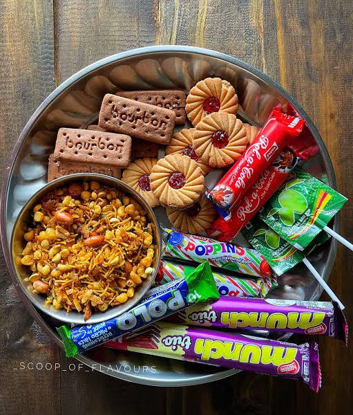 Biscuits, Chocolates and Namkeens