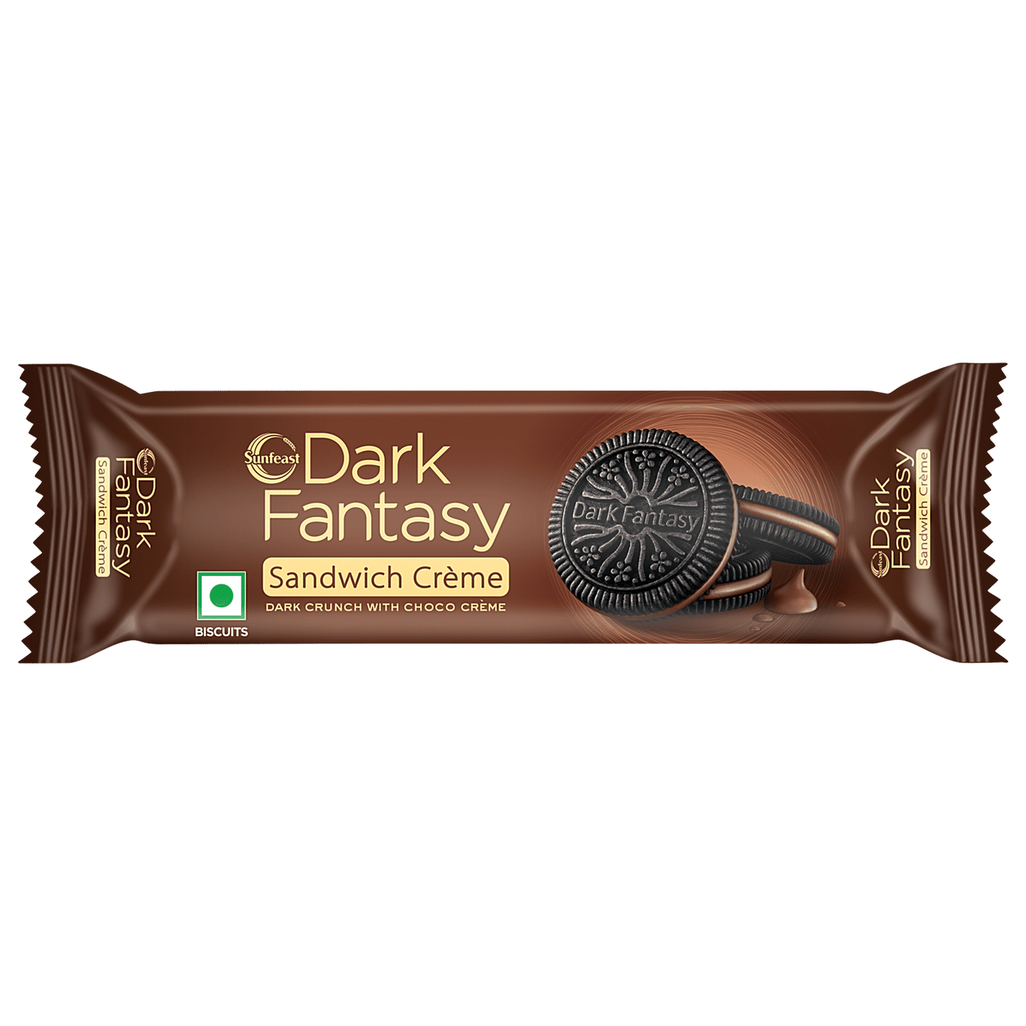 Sunfeast Dark Fantasy  (Chocolate flavor sandwich cream biscuit) [83 gm]