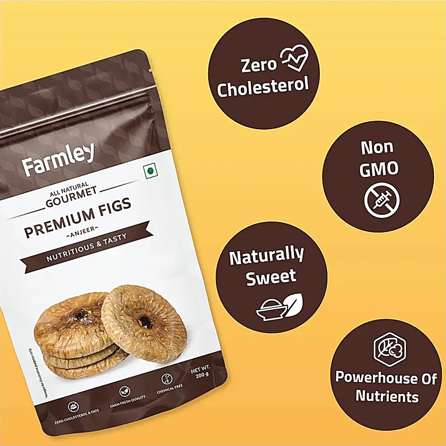 Farmley Premium Figs (Anjeer) [200 g]