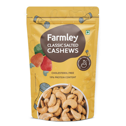 Farmley Classic Salted Cashews [160 g]