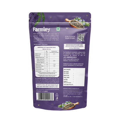 Farmley Chia Seeds [200 g]