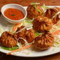 Paneer cheese  Momos {fried}  (10 Pcs.) [Street and straw]