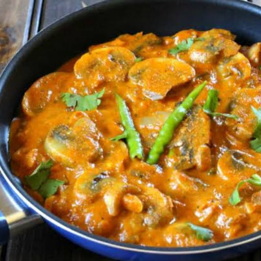 Mushroom butter masala  [Street and Straw]