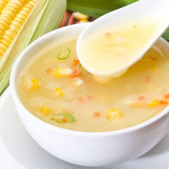 Corn Soup  [street and straw]
