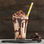 Cold coffee  [street and straw]