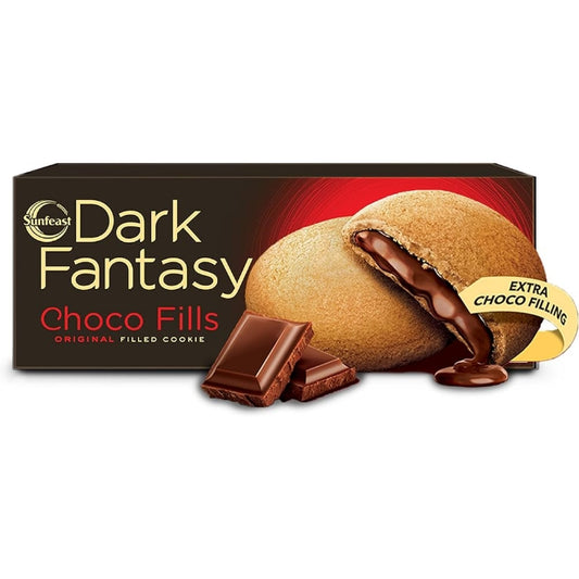 Sunfeast Dark Fantasy Biscuit - Choco Fills Cookies  (75g)