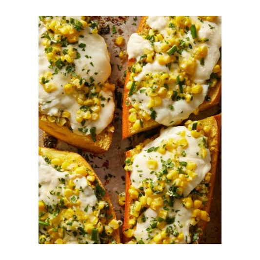 Corn Chili Cheese Garlic Bread   [The Kulhar Chuski]