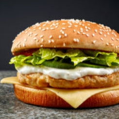 Chicken Patty Burger  [The Kulhar Chuski]