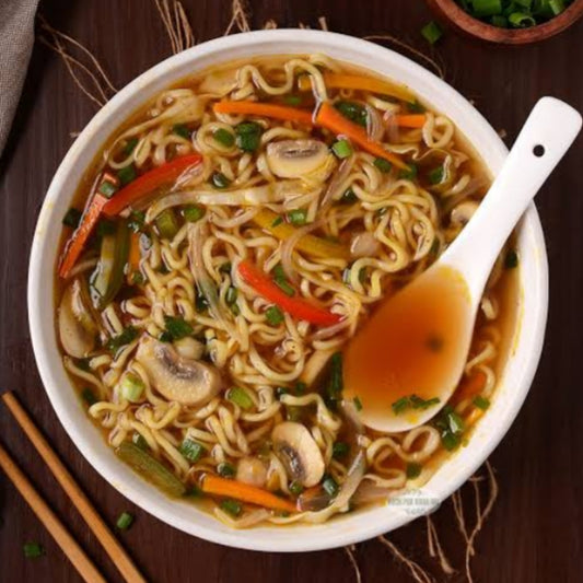 Veg Noodle Soup  [Zaika]
