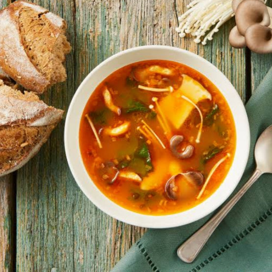 Veg Mushroom Soup  [Zaika]