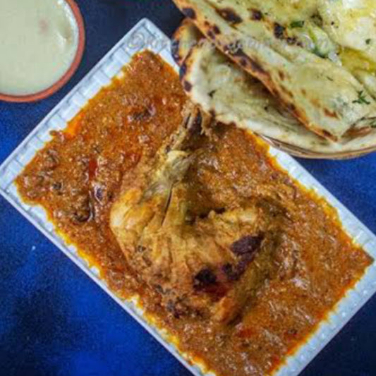 Chicken Leg Chaap Masala Kulcha   [Zaika]