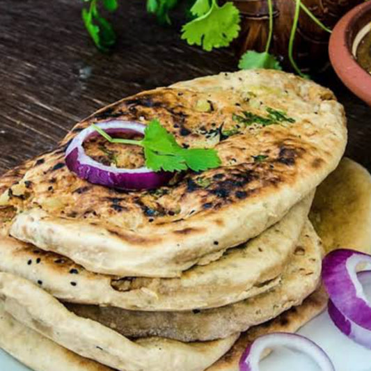 Paneer Stuffed Naan  [Zaika]