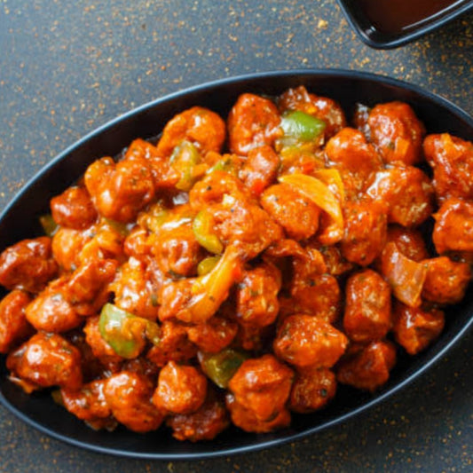 Soyabean Chilli  [Biryani House]