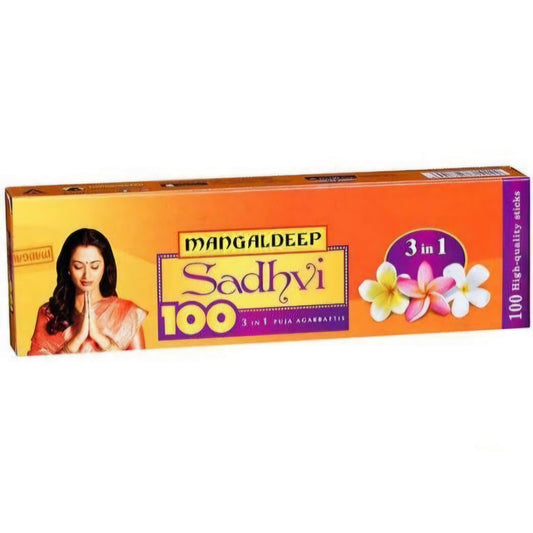 Mangaldeep Sadhvi Agarbatti  (3 in 1) [100 Sticks]