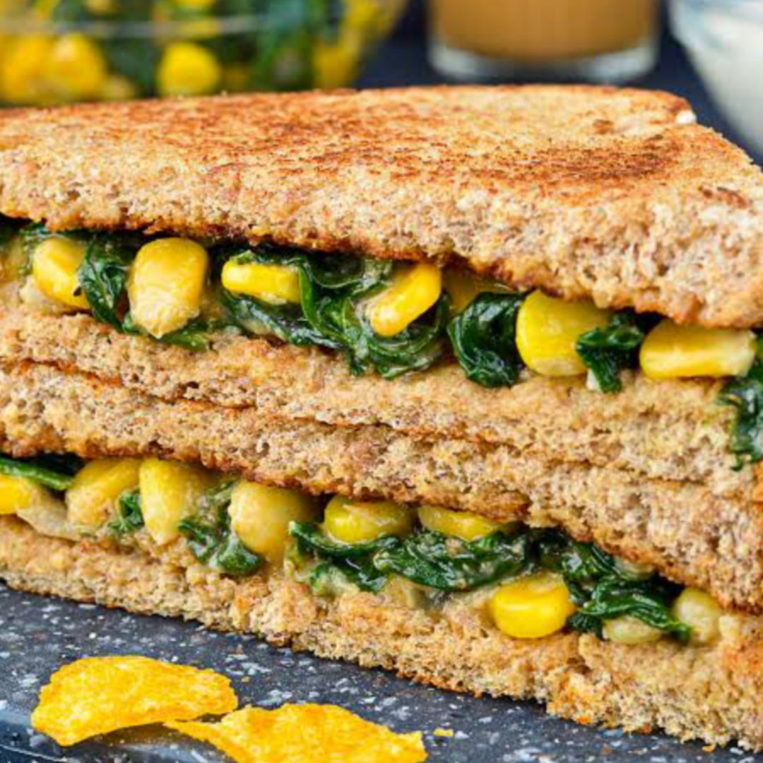 Corn Palak Sandwich  [Juice Factory]