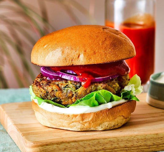 Veg Burger  [The Kulhar Chuski]