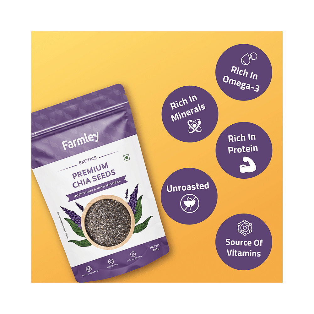 Farmley Chia Seeds [200 g]