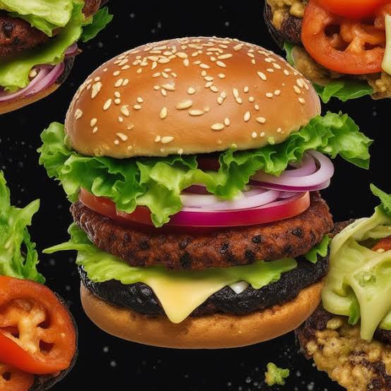 Double Decker Veg Burger  [The Kulhar Chuski]