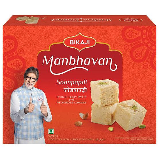 Manbhawan Soan Papdi by Bikaji- 450 gm