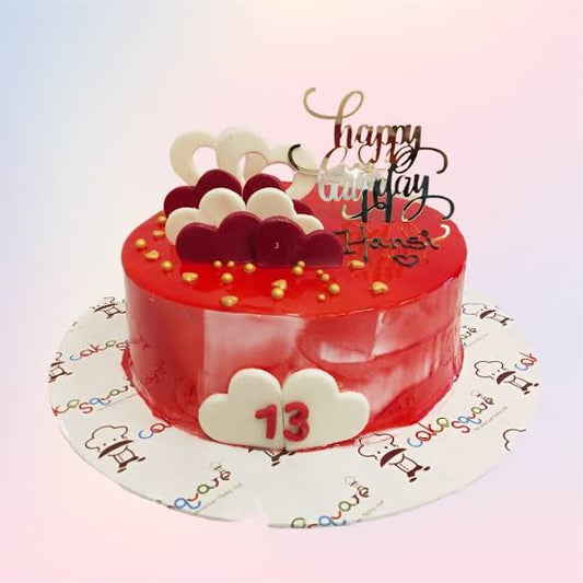 Strawberry Cake  (1 Pound)