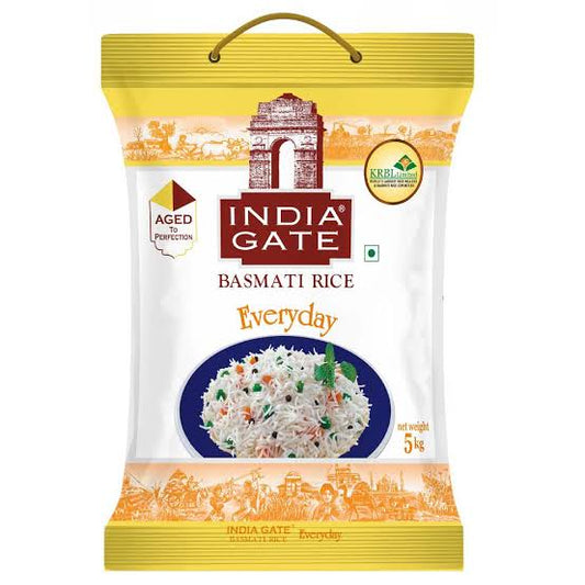 India Gate Everyday Basmati Rice  (5Kg)