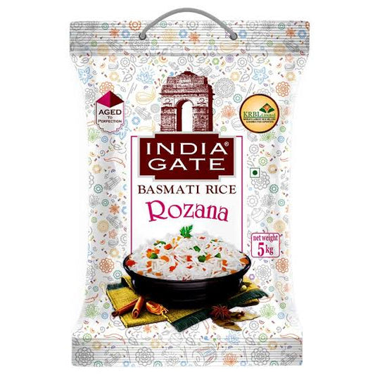 India Gate Rozana pure Basmati Rice  (5kg)