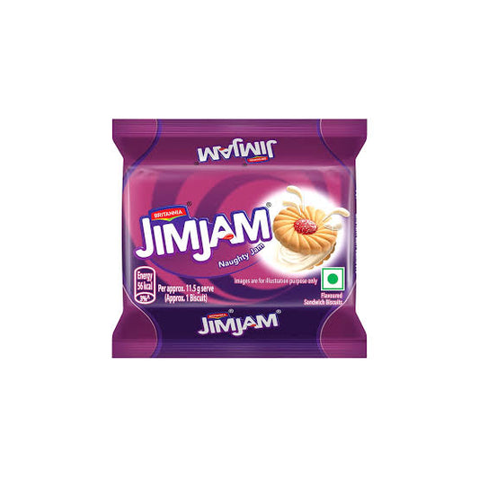 Britannia Treat Jim Jam Sandwich Cream Biscuits  (138 gm)