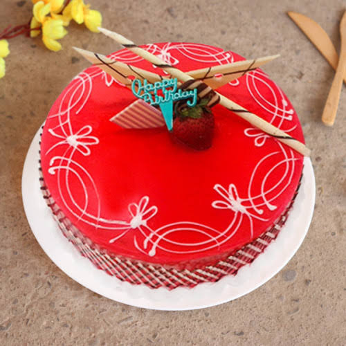 Strawberry Cake (2 Pound)