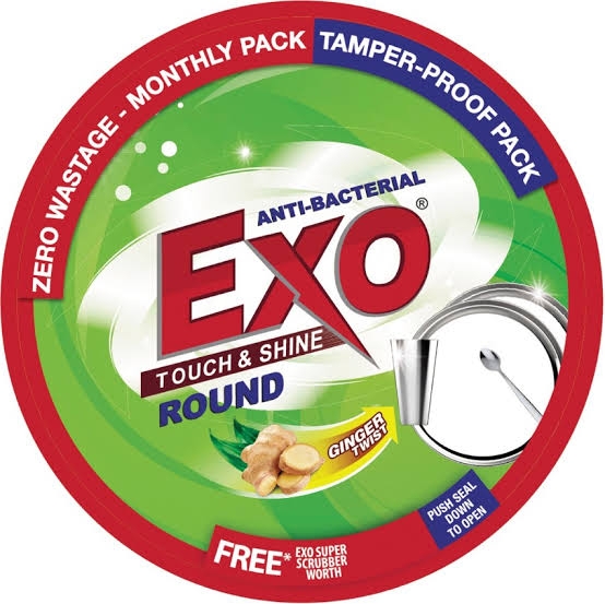 Exo Anti bacterial dishwashing Tub  (500 gm)  [With FREE Scrubber]