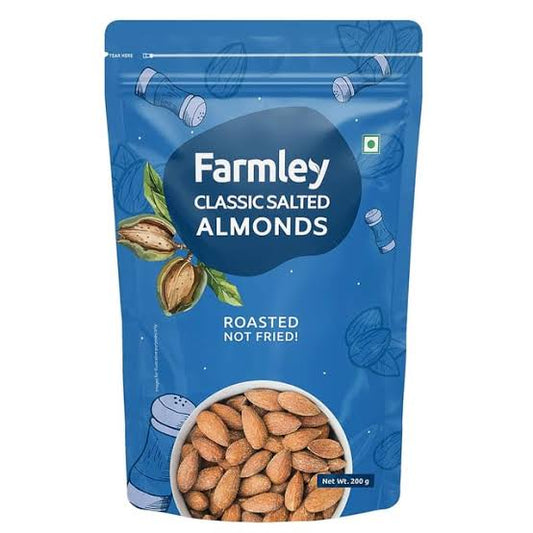 Farmley Classic Salted Almonds [200 g]
