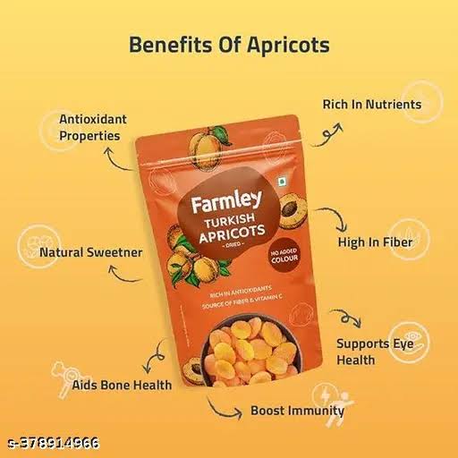 Farmley Turkish Apricots (Dried) [200 g]
