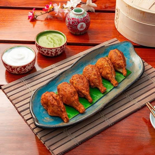 Peri Peri Chicken Fried Momos  [The Kulhar Chuski]