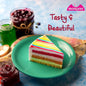 Rainbow Pastry  [Monginis]