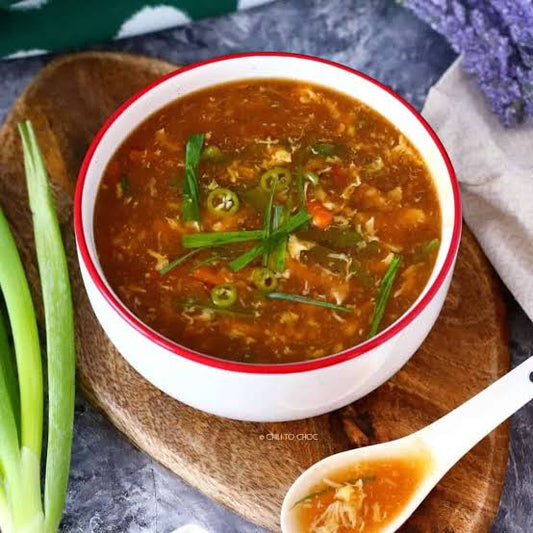Chicken Hot and Sour Soup  [Zaika]