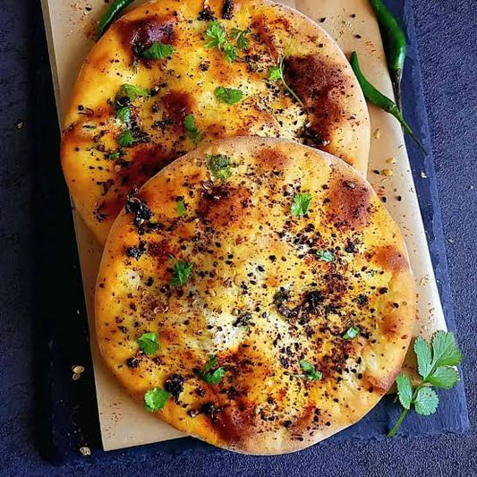 Paneer Stuffed Kulcha  [Zaika]