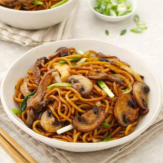Mushroom Chowmein  [Biryani House]