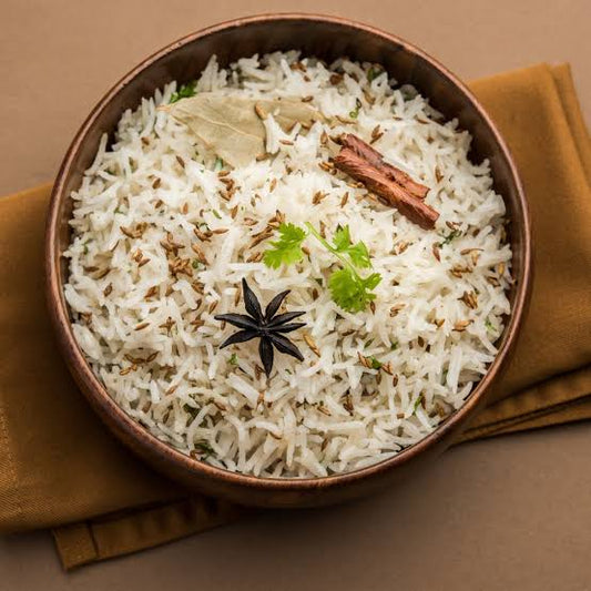 Jeera Rice  [Street and Straw]